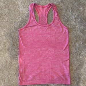 Lululemon Athletica Pink Racerback Tank Top